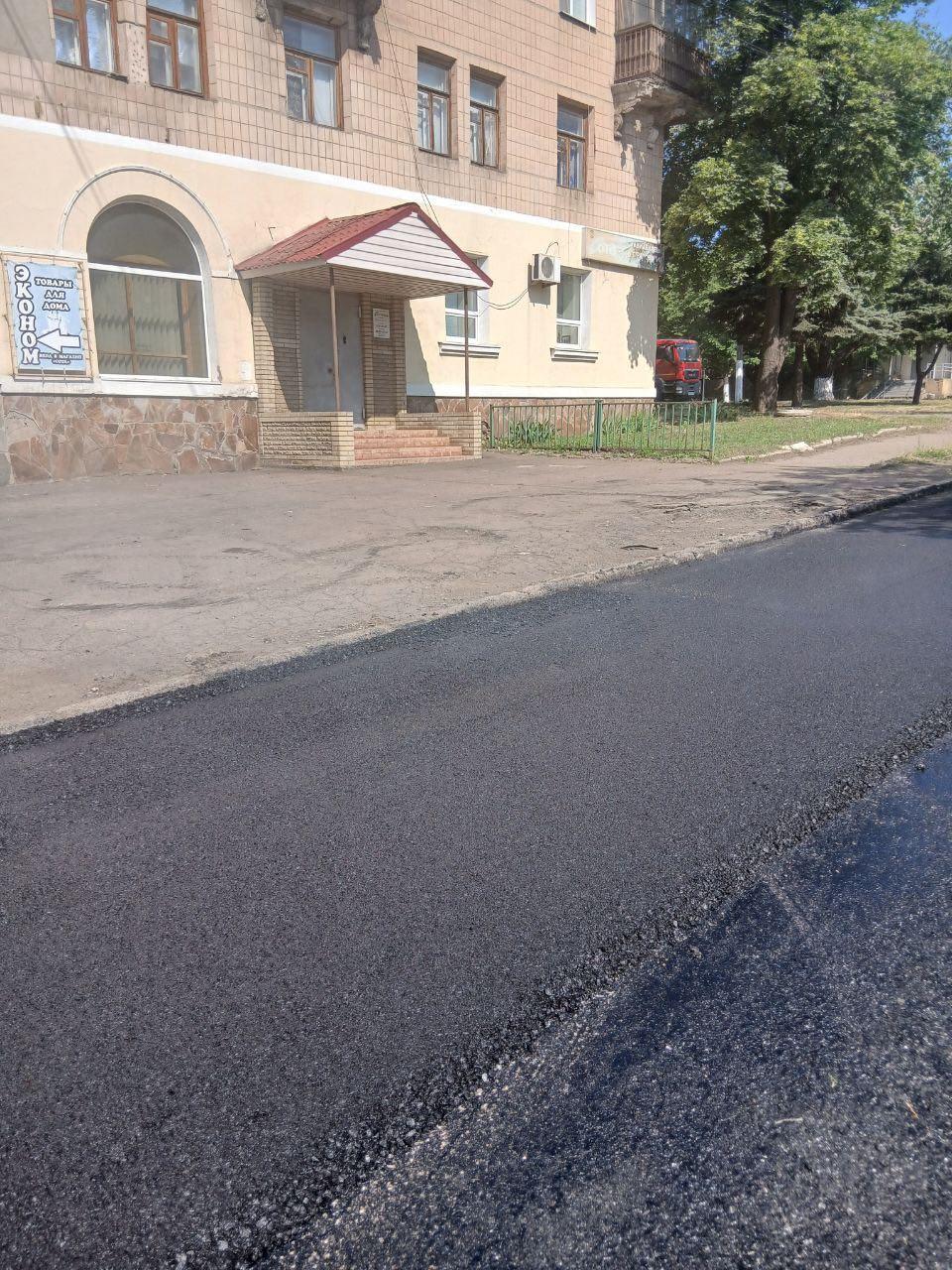 Самарцы завершают ремонт улицы Руднева в Снежном