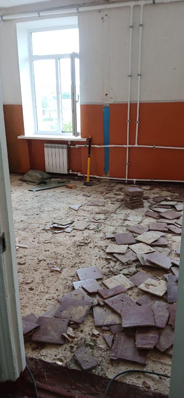 Подрядчик из Ивановской области начал капитальный ремонт Кабычевской школы