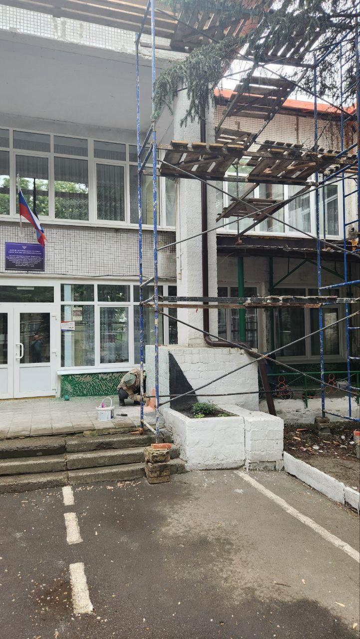 Владимирская область продолжает ремонт здания детского сада в Кировском