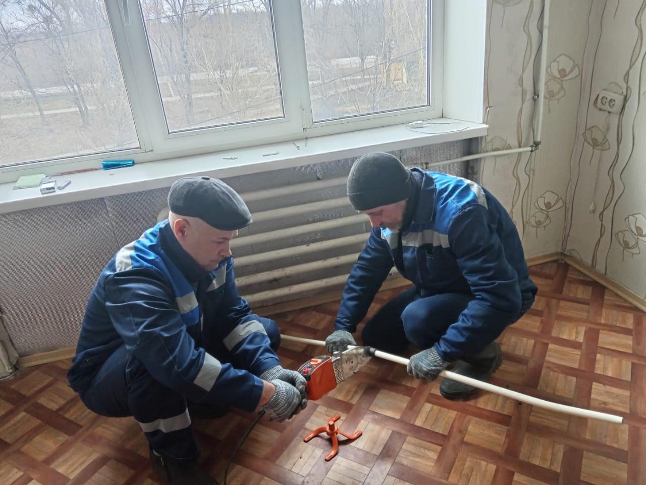 В Первомайске начали восстанавливать системы отопления