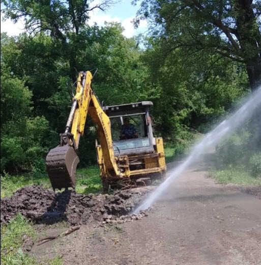 Специалисты Ленобласти устранили более 20 аварий на водоводе в Юнокоммунаровске в течение недели